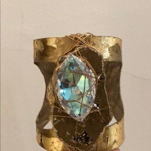 Chic metallic statement bracelet